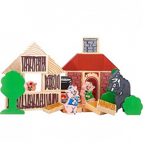 Конструктор – Сказки - Три поросенка (Томик, 453-5 ТОМИК)